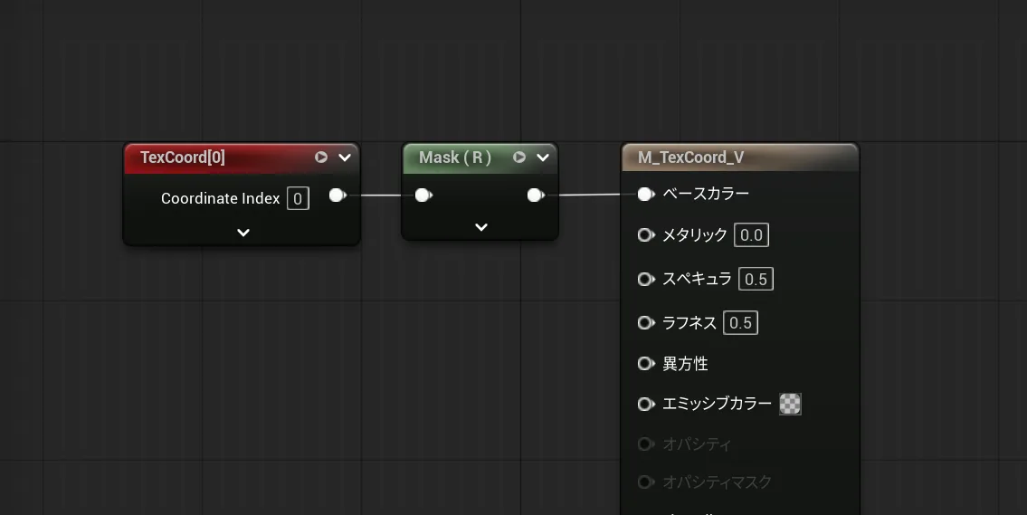 Rのみのグラデーション